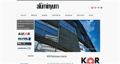 Desktop Screenshot of koraluminyum.com